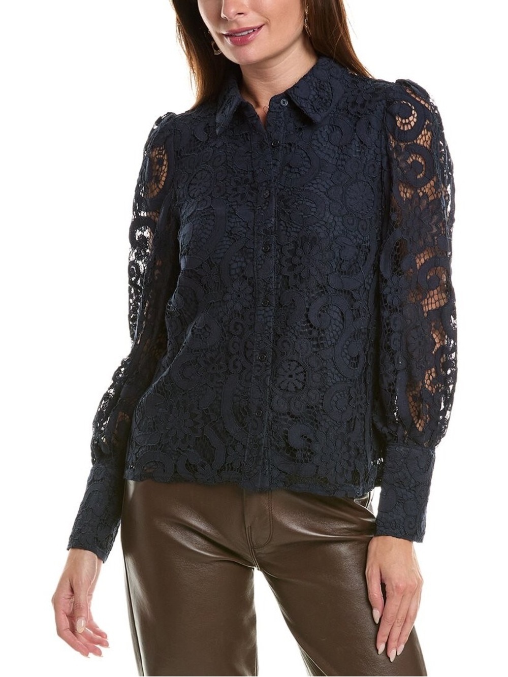 Nanette Nanette Lepore Lace Shirt Size Medium